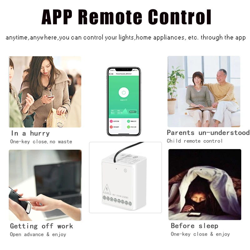 Original Xiaomi Mijia Aqara Eigenstone Two-way Control Module Wireless Relay Controller 2 Channels Work For Mijia Home Kit