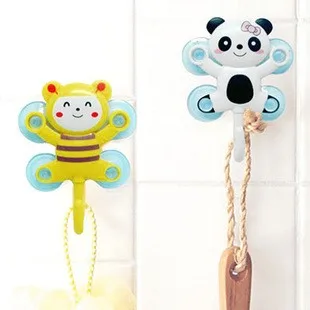 

BF040 Cartoon multi-purpose tied with four suction cups storage hook 6*7cm free shipping