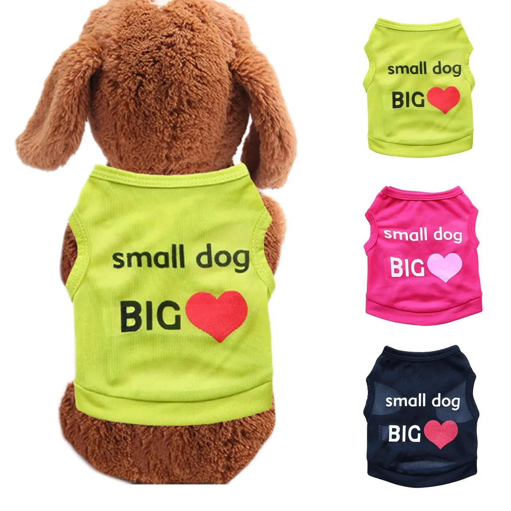 Dog Clothes For Small Dogs Pet Products Clothing Hot Dog Vest Pet Clothes Apparel Vest Costumes