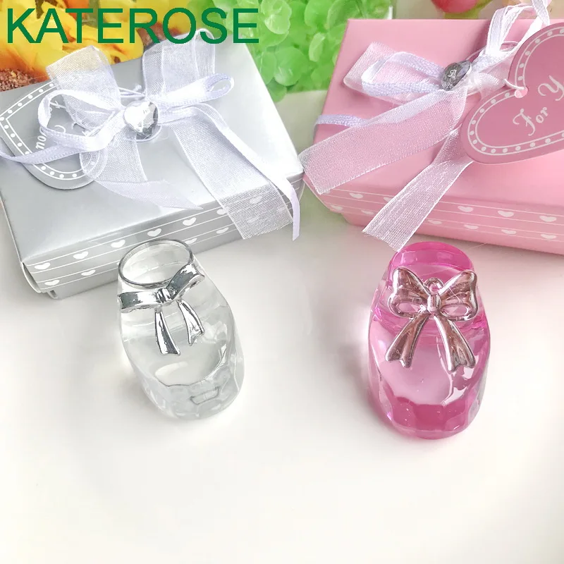 Свадебные сувениры и подарки уникальный кристалл детская обувь с подарком детский душ девочка мальчик праздничный сувенир и подарки