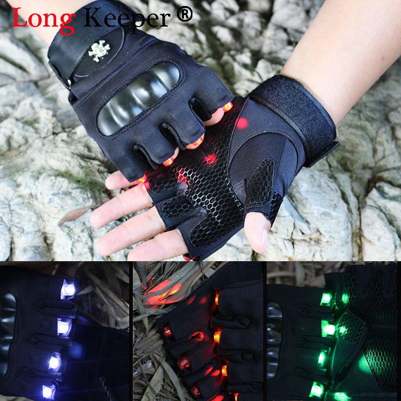Buy LED Glow Glove Rave Light Flashing Finger Lighting