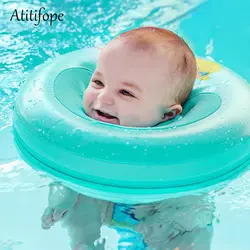 Ребенка плавать шеи хомут для шеи защиты кольцо безопасный плавательное приспособление для ребенка Научиться Плавать летние