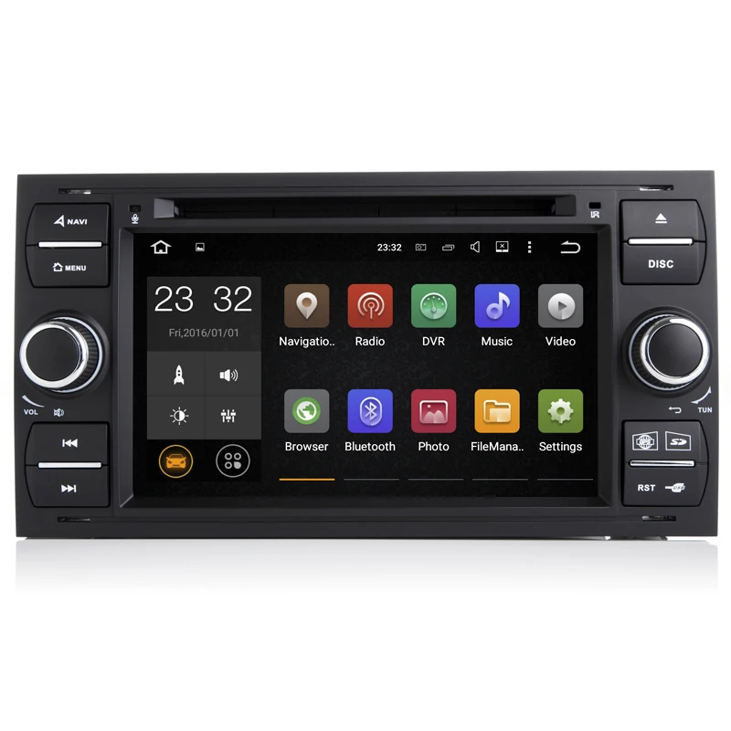 

7 Inch Quad Core Android 7.1 PC Car DVD GPS Radio For Ford Transit Fiesta Galaxy Fusion C-MAX S-MAX Focus Kuga Mondeo 2006 2007