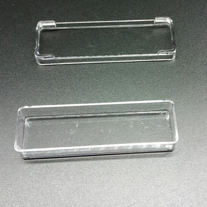 

Rectangular Plastic Clear Storage Box Jewelry tool Container Case Organizer Case