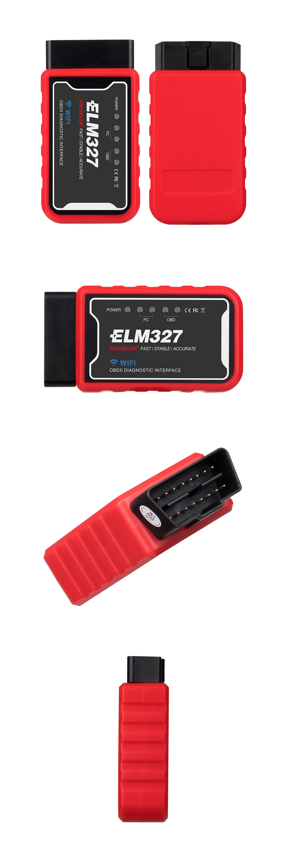 Pic18f25k80 чип мини elm327 WiFi/BT OBDII V1.5 считыватель кодов OBD 2 сканер ELM 327 Wifi диагностический инструмент для iOS/Android