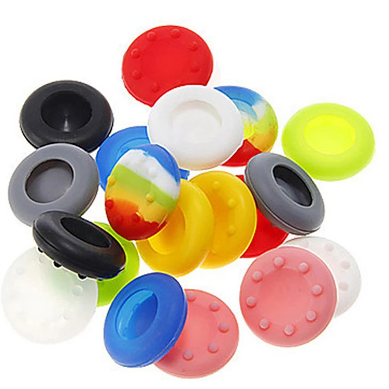 

200PCS Non-slip Silicone Analog Joystick Thumb Stick Grip Caps Cases for PS3 PS4 Xbox 360 Controller