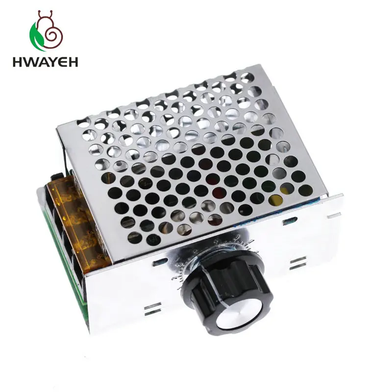 

4000W 220V AC SCR Voltage Regulator Dimmer Electric Motor Speed Controller NEW