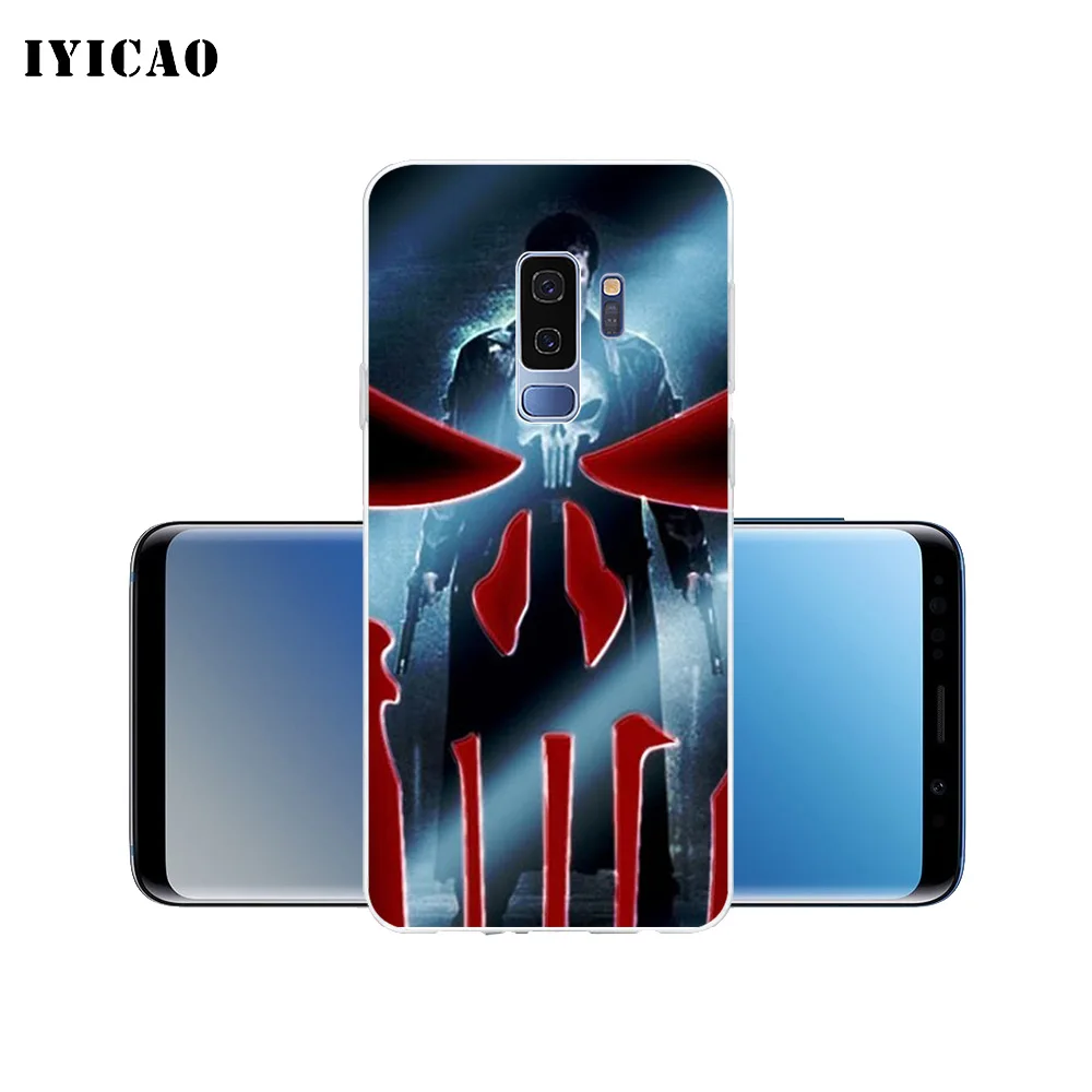 IYICAO Мягкий силиконовый чехол для телефона с черепами Samsung Galaxy S10e S10 S9 S8 Plus S7 Edge из