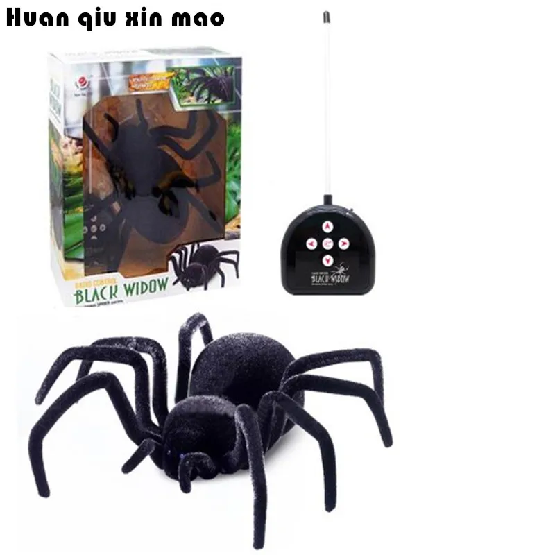 Realistic Rc Simulation Animal Plush Creepy Spider Remote Control Kids