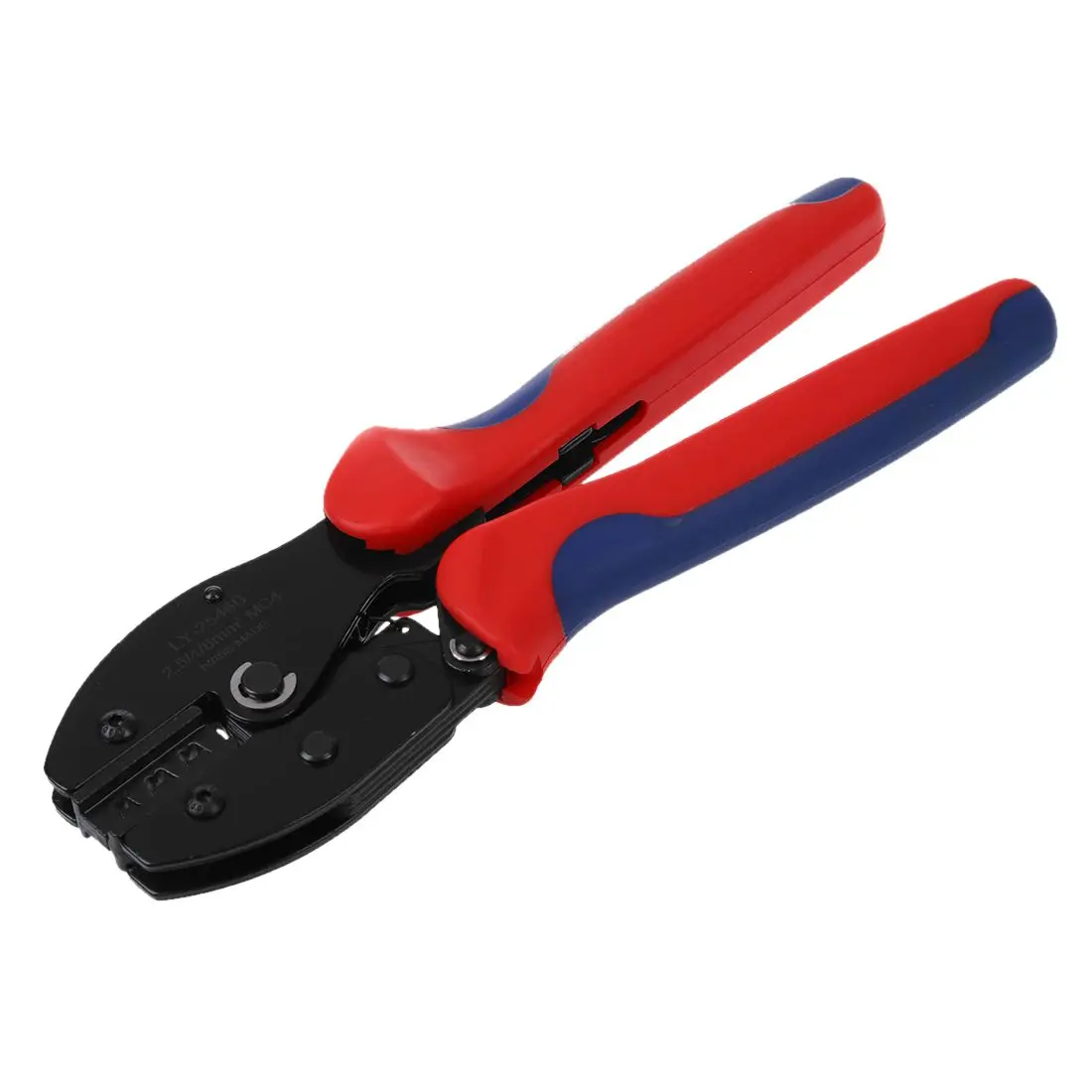 

NFLC-IWISS MC3 MC4 Professional Solar Crimping Tool Pliers for 2.5-6.0mm 2 PV Solar Panel Cable, Black and Red