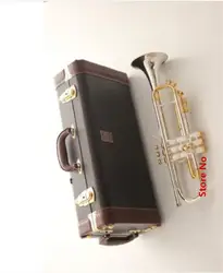 Труба оригинальный высокое качество труба LT180S 72 посеребренные музыкальных инструментов супер Профессиональное исполнение Бесплатная