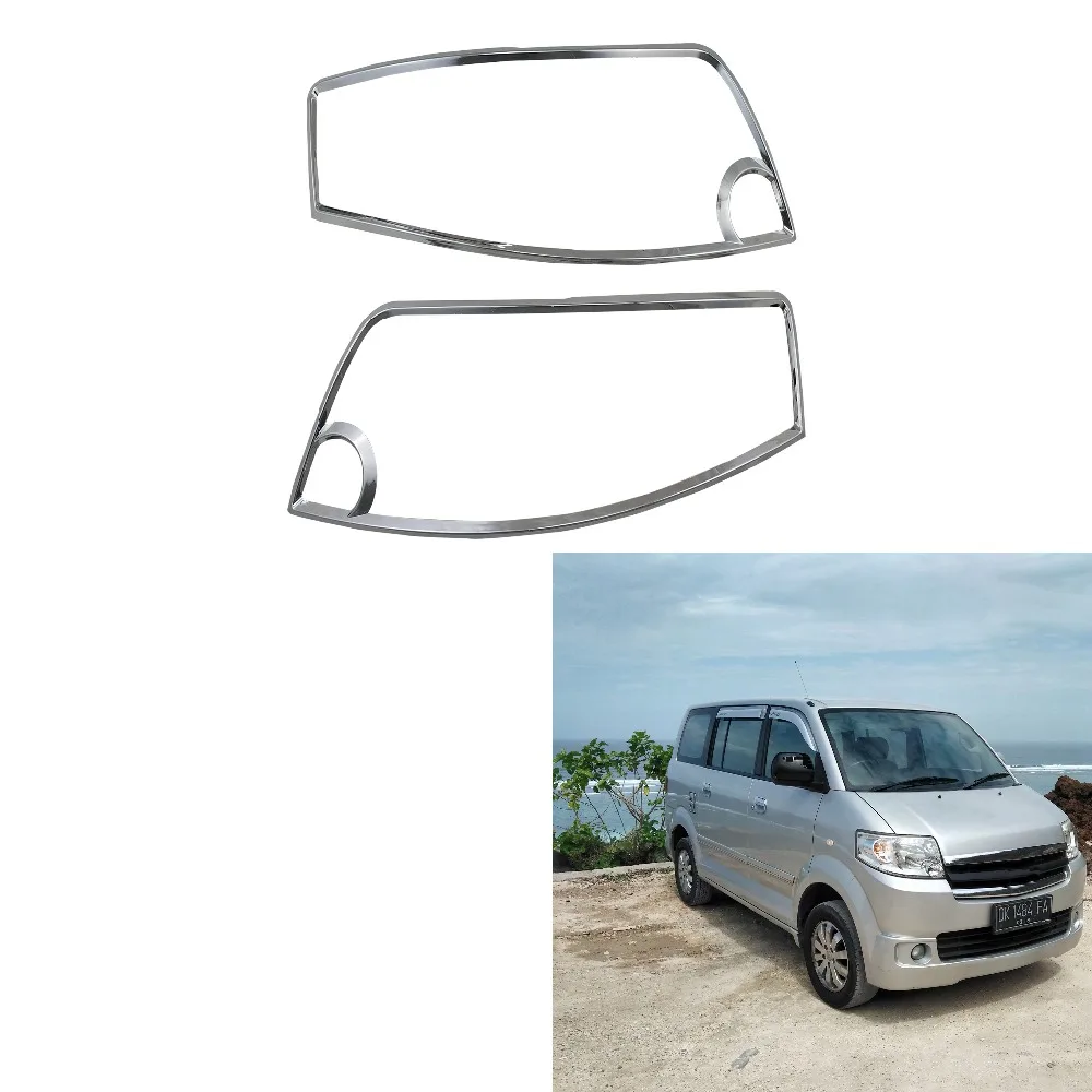 

For Suzuki APV Arena GX 2007 2008 2009 2010 2011 Head Light Lamp Cover Trim Frame Protector Sticker Car Styling Accessory 2PCS