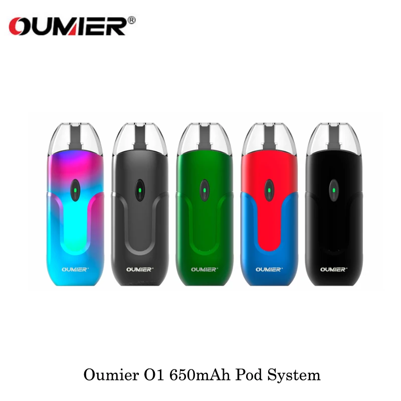 

New Oumier O1 650mAh Pod System Vape Kit Electronic Cigarettes 2.0ml Capacity Cartridge Ceramic Coil VS JUSTFOG MINIFIT C601
