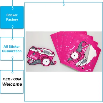 

UV protected OUTDOOR DURABLE waterproof PVC custom kiss cut sticker