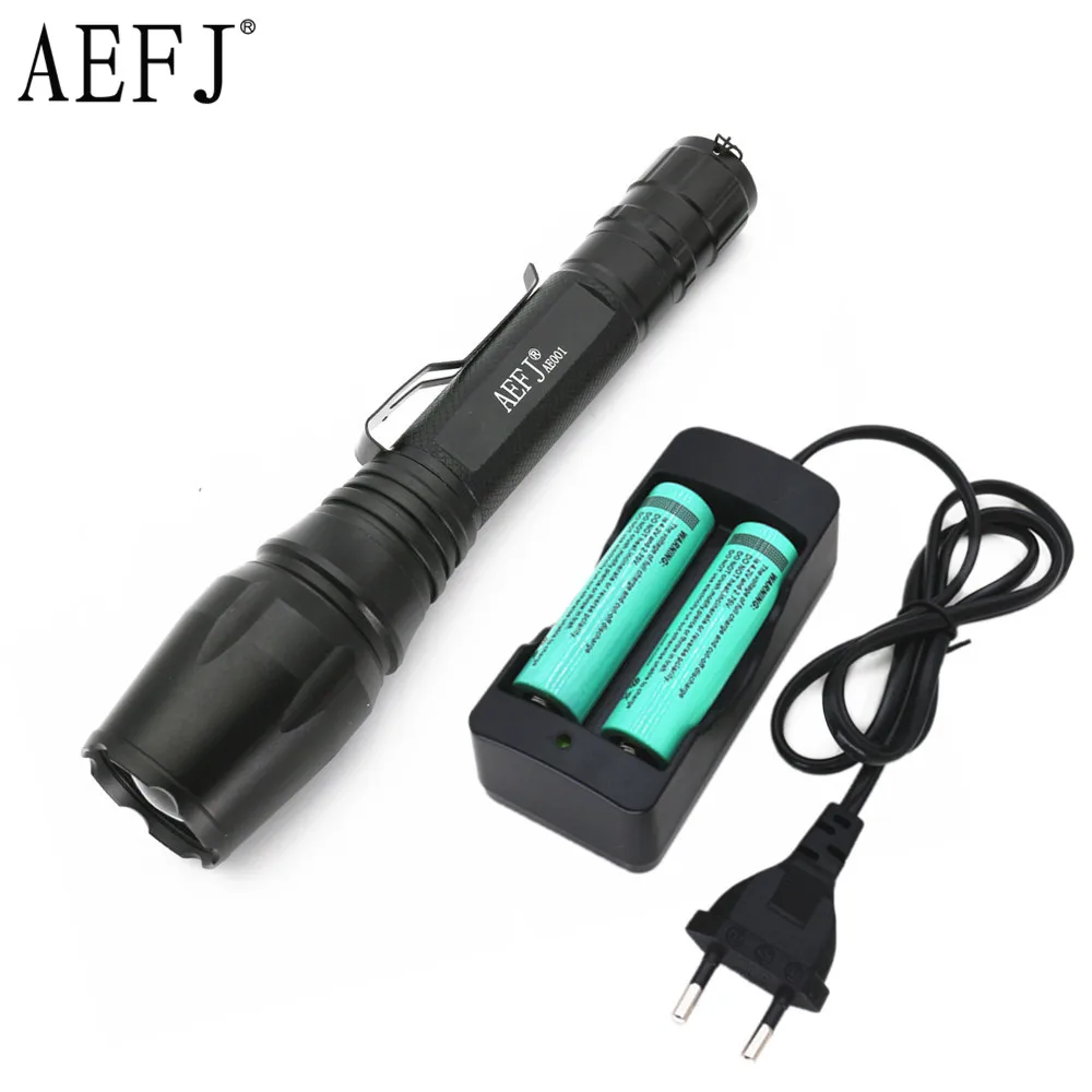 5000LM T6 LED Flashlight Tactical Light 5modes Zoom Portable Torch Light Lamp