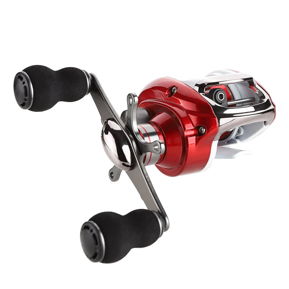

12+1 Ball Bearings Baitcasting Reel Fly Fishing reel High Speed Bait Casting Reels Double Magnetic Brake System Fishing Wheel