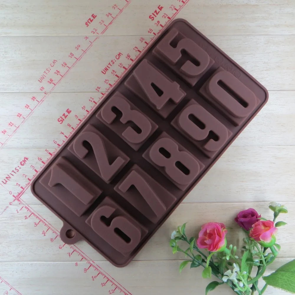 Free shipping digital chocolate mold new style silica gel cake Manufacture | Дом и сад