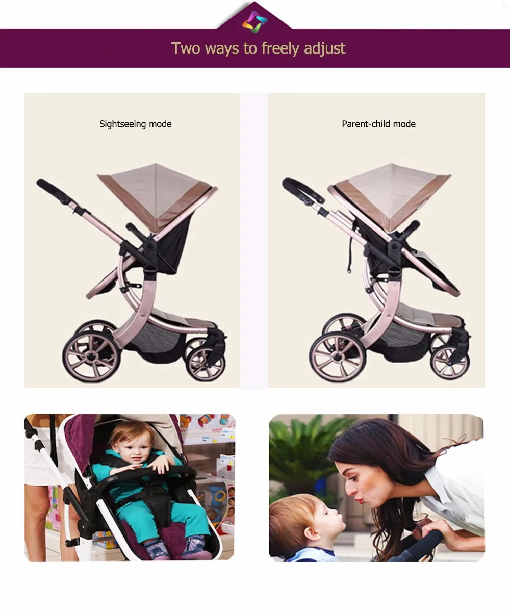 Carrinhos de Bebê Carrinho de Bebê Leve e Portátil de Alta Carrinho de Viagem Carro de Quatro Belecoo Presente Estoque Paisagem Passeio Temporada 14 stroller stroller