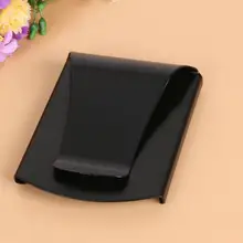Портативные Мужские Женские кошельки для денег, держатели для кредитных карт, кошелек из нержавеющей стали, застежка сумки из сплава, зажим для карт, Повседневная бумажная папка