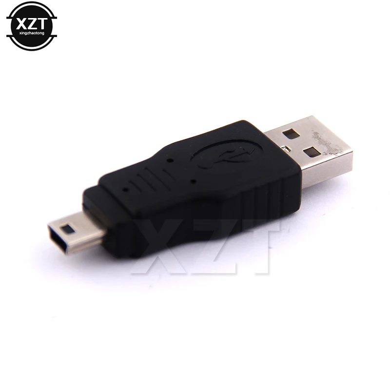10 шт. черный USB 2 0 A штекер Mini B 5 Pin кабель адаптер Разъем|Кабели передачи данных| |
