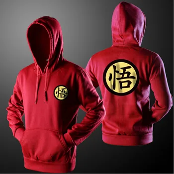 

Japanese Anime Dragon Ball Hoodies Cosplay Goku Baseball Jacket Coat College Casual Printed Hip hop Hoodie Men Sweatshirt