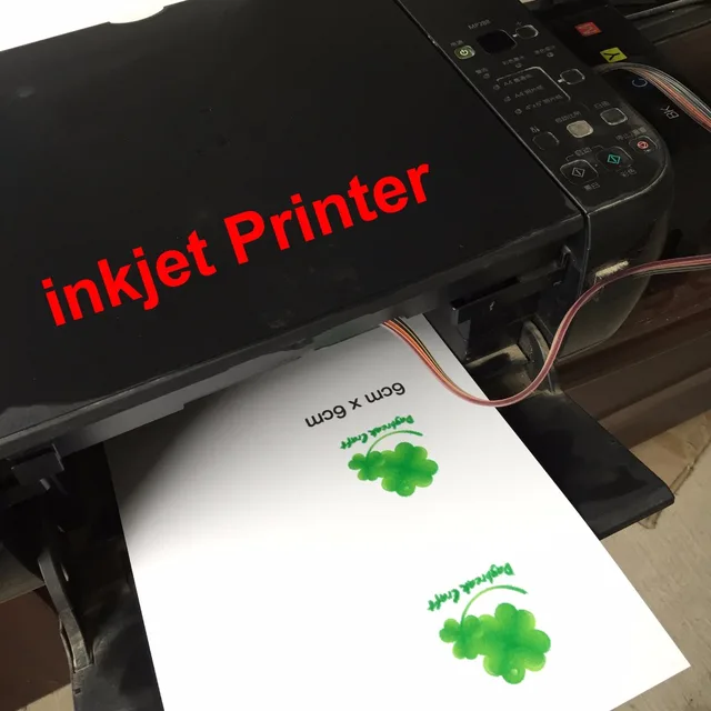 pack of 12) Printer Inkjet Shrinking Plastic Sheets Wholesale WHITE CLEAR  plastic shrink films printable