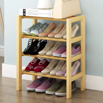 

Freely Superimposing Shoe Rack Solid Wood Simple Shoe Cabinet Home Economy Rack Large Capacity Multi-function Dust Shoe Shelf