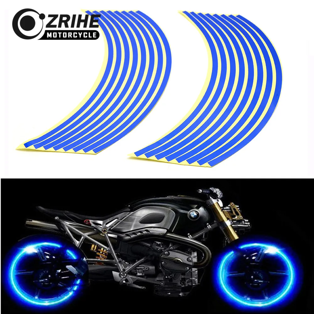 Универсальный для Yamaha yzf R6 R1 TMAX 500 1999 16 шт 17 дюймов/18 дюймов полоски на колеса