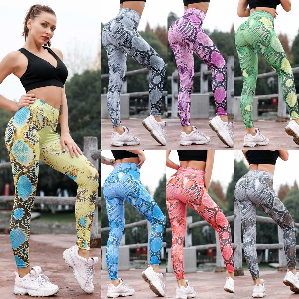 Женские эластичные спортивные Леггинсы для фитнеса, штаны для йоги, женские облегающие трико для фитнеса, бега, спортивная одежда, спортивные штаны