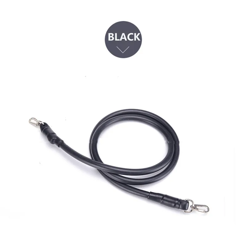black 11 шт./компл. латексные трубки Expander Эспандеры для упражнений сопротивление трубы тянуть Пилатес веревка фитнес, Пилатес оборудования - Цвет: black