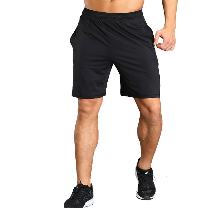 Для мужчин спортивные шорты для бега брюки быстросохнущие дышащие для бега тренировки Бодибилдинг Карманный теннисный зал тренировочные шорты для мужчин фитнес