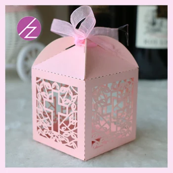 

100pcs mini Crossing Candy Boxes Angel Gift Box For Baby Shower Baptism Birthday First Communion Christening Easter Decoration