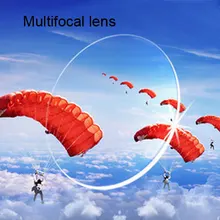 1,56 прогрессивной формы линзы многофокальные очки рецептурные линзы для длинных и коротких расстояний