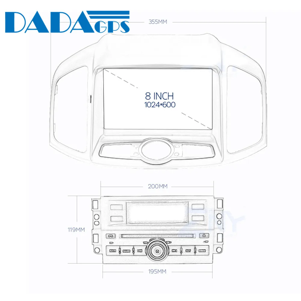 Android 8,0 4+ 32 ГБ DVD плеер автомобиля Мультимедиа Радио для Chevrolet Captiva 2012 2013 gps географические карты навигации стерео