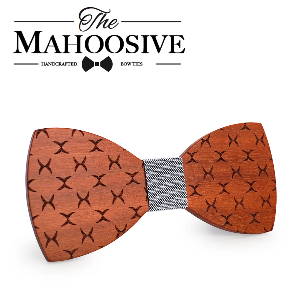 Mahoosive галстук-бабочка для жениха нормальный для мужчин s дерево галстук подарок для бабочка Gravata Мужской Брак Свадебные Галстуки