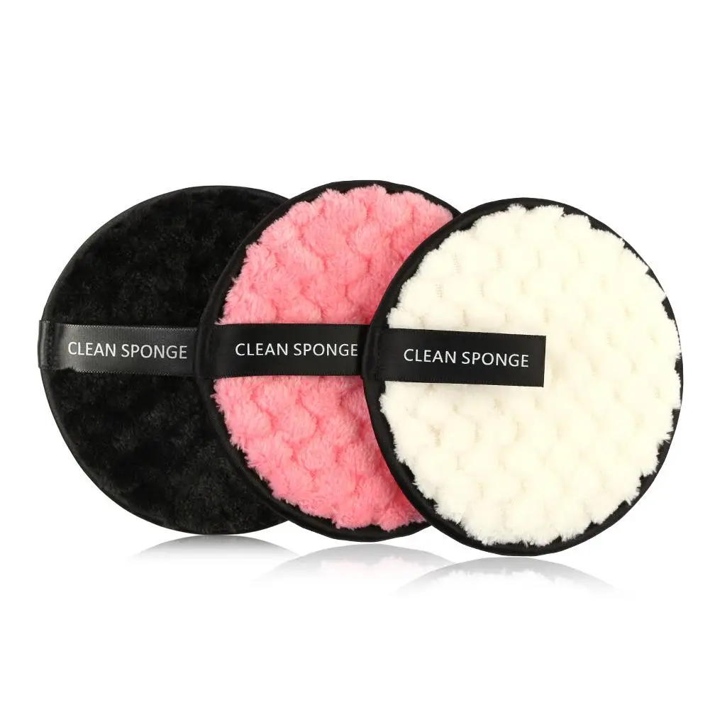 

3/4Pcs Reusable Cotton Pads Facial Makeup Remover Puff Face Cleansing Towel Reusable Cotton Double Layer Nail Art Cleaning Wipe
