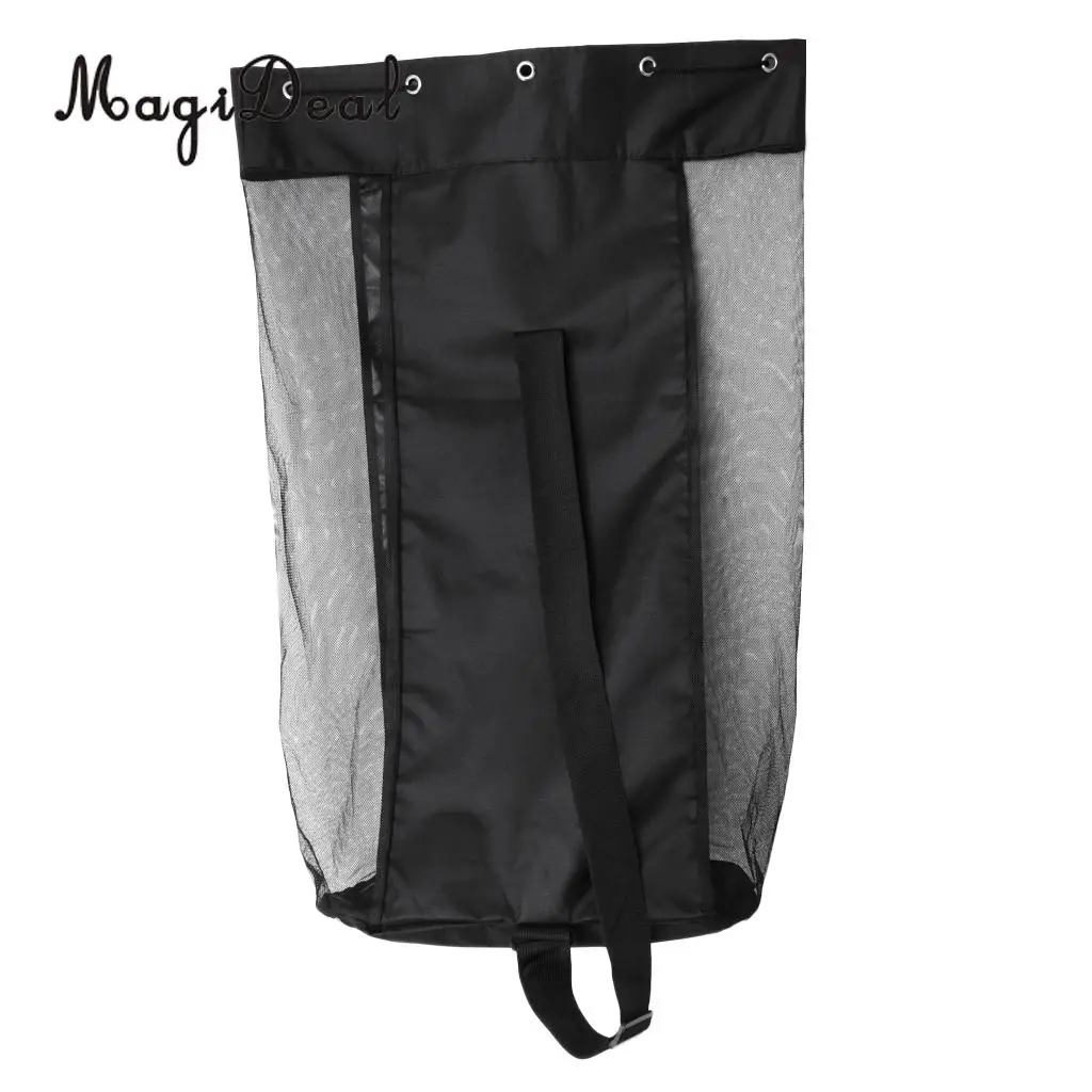 MagiDeal Outdoor Sports Soccer 15 Balls Carry Mesh Bag Football Balls Volleyball Basketball Equipment Shoulder Carrier Pouch