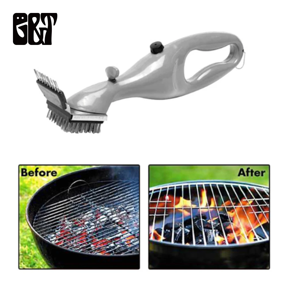 GT BBQ Cleaning Brush Outdoor Grill Cleaning Tool with Power of Steam Barbeque Grill Cleaner