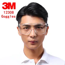 3 м 12308 многоцелевые очки подлинной безопасности 3m защитные очки можно носить близорукие очки защиты очки