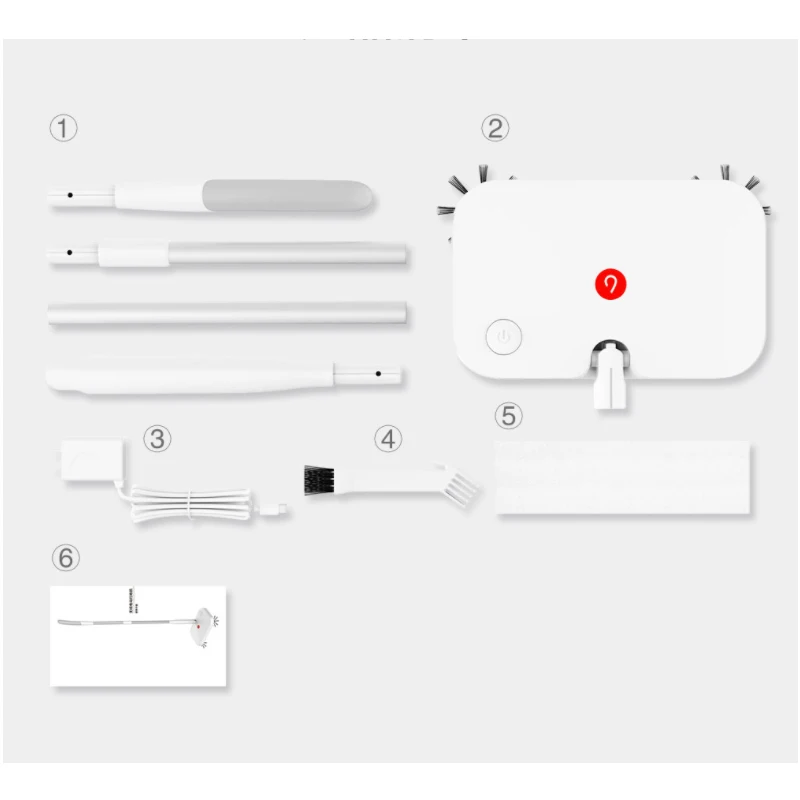 Xiaomi Yijie Беспроводная портативная подметальная машина Ye-01 интеллектуальная подметальная машина очиститель пола с 30 шт заменой нетканого материала