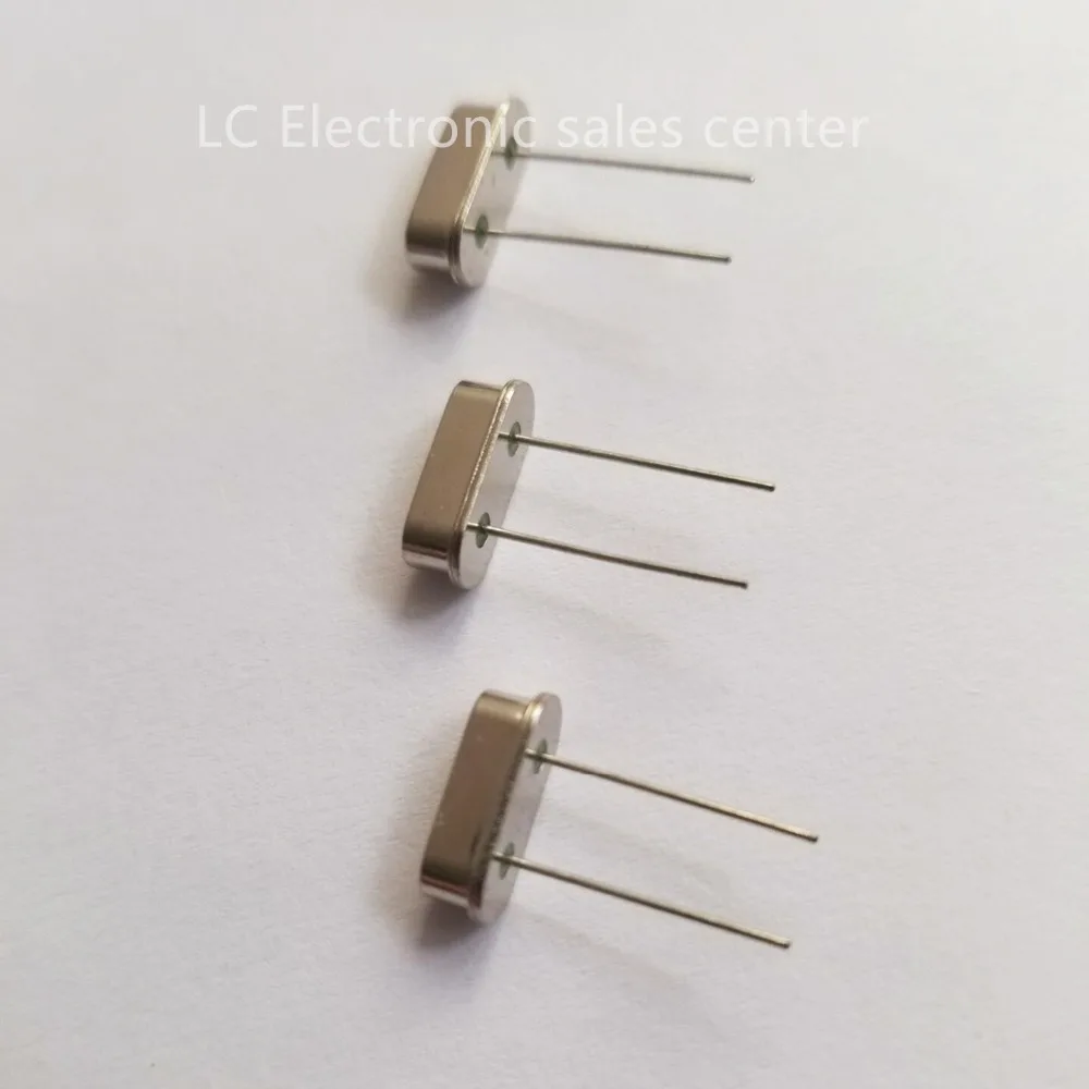 

10pcs HC-49S Inline 2 feet 4MHZ 6MHZ 8MHZ 16MHZ 20MHZ 25MHZ 12MHZ 22.1184MHZ Resonator