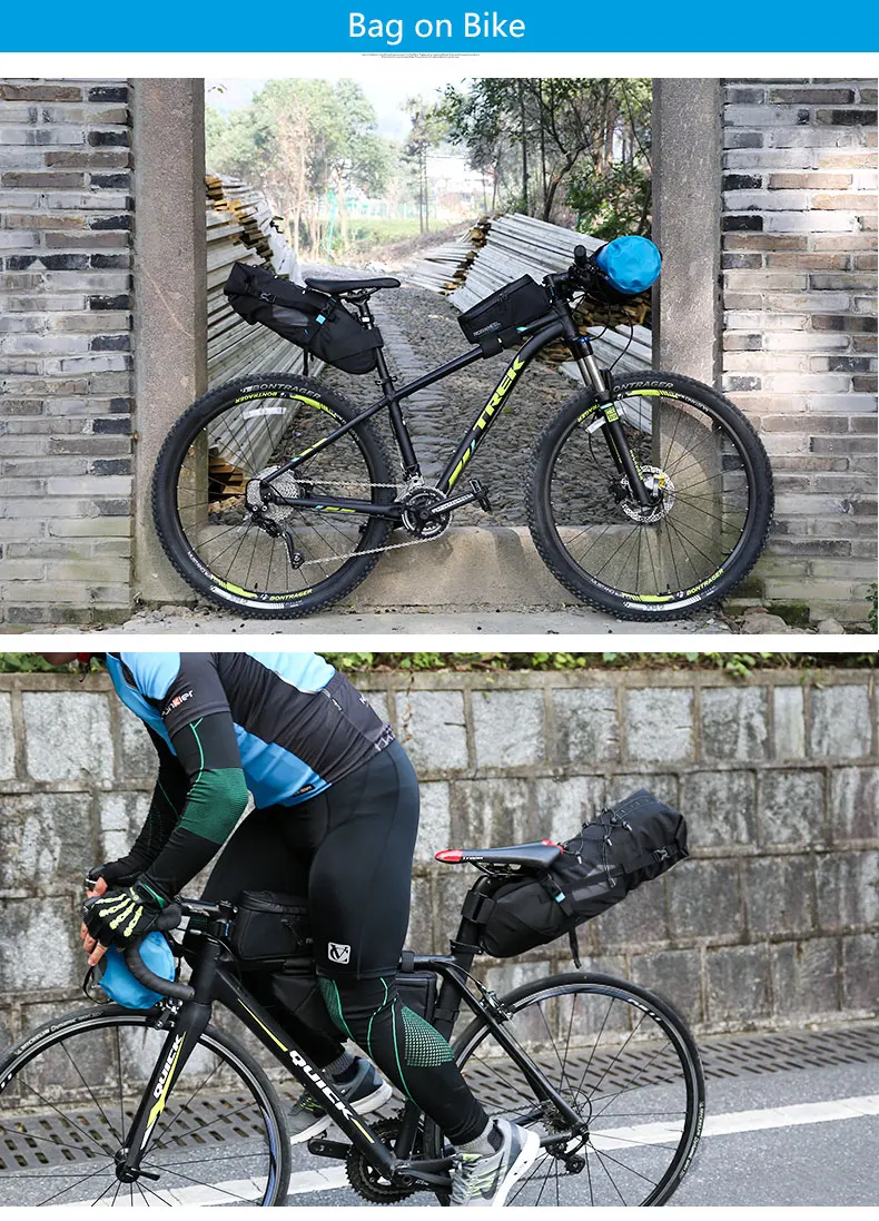 Excellent ROSWHEEL Attack #131372 Bicycle Seatpost Bag Bicycle Saddle Seat Storage Pannier Cycling MTB Road Bike Rear Pack Water tight 7
