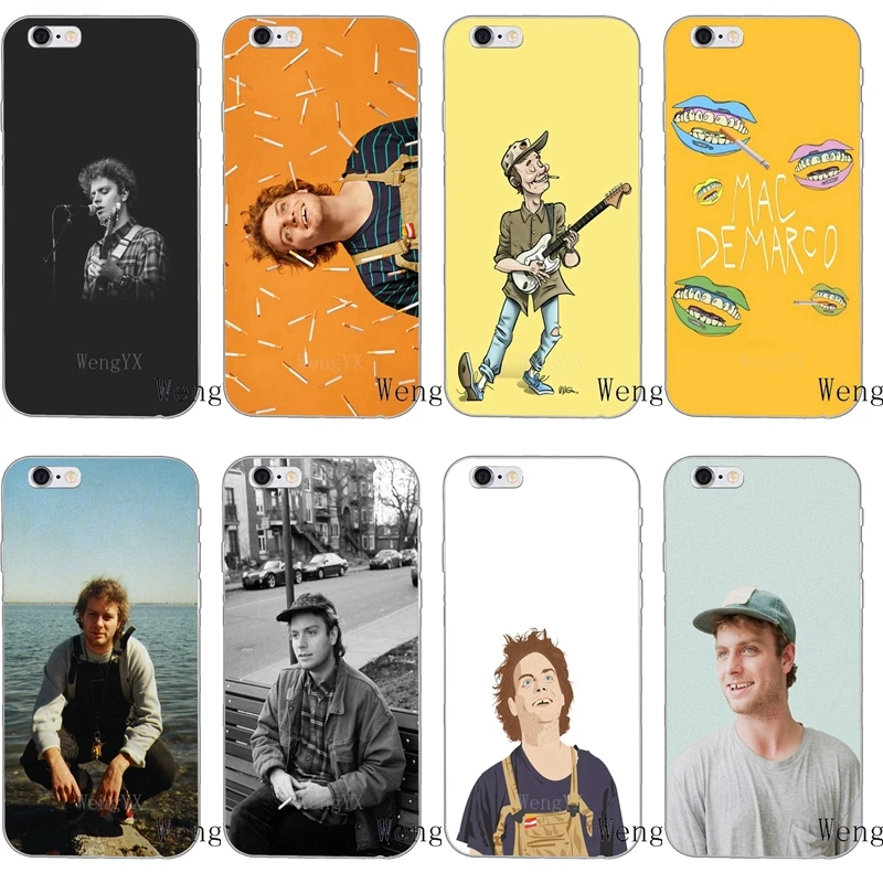 

funny Mac DeMarco Heart Slim silicone Soft phone case For iPhone X 8 8plus 7 7plus 6 6s plus 5 5s 5c SE 4 4s