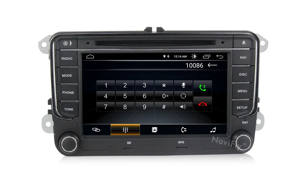 Perfect Wholesale!Navifly android8.1 Car multimedia Player Navigation GPS DVD for VW/Volkswagen/Passat/POLO/GOLF/Skoda/Seat 17