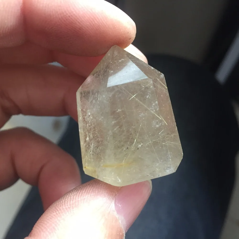 Рекламная акция на годовщину 2019 HD359 (21 г) натуральный кристалл Rutilated Quartz Healing Wicca