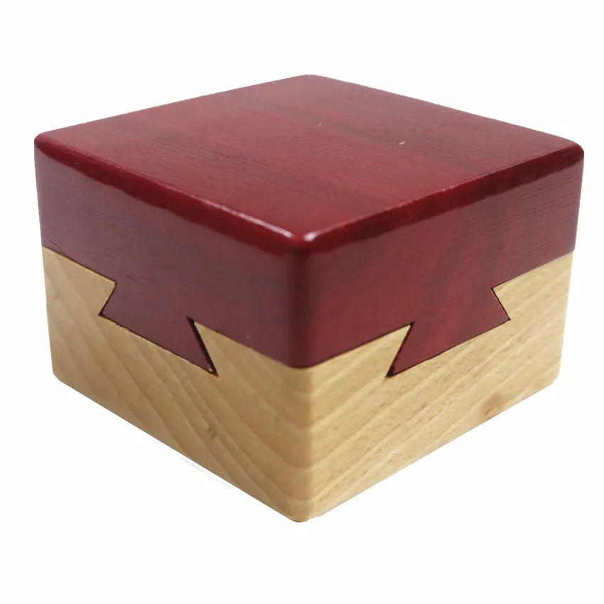 Classic IQ Mind Wooden Magic Box Puzzle Game Brain Teaser Educational Kid Toys Q 