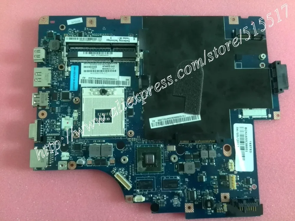 

Working perfectly NIWE2 LA-5752P For Lenovo G560 Motherboard, Free Shipping