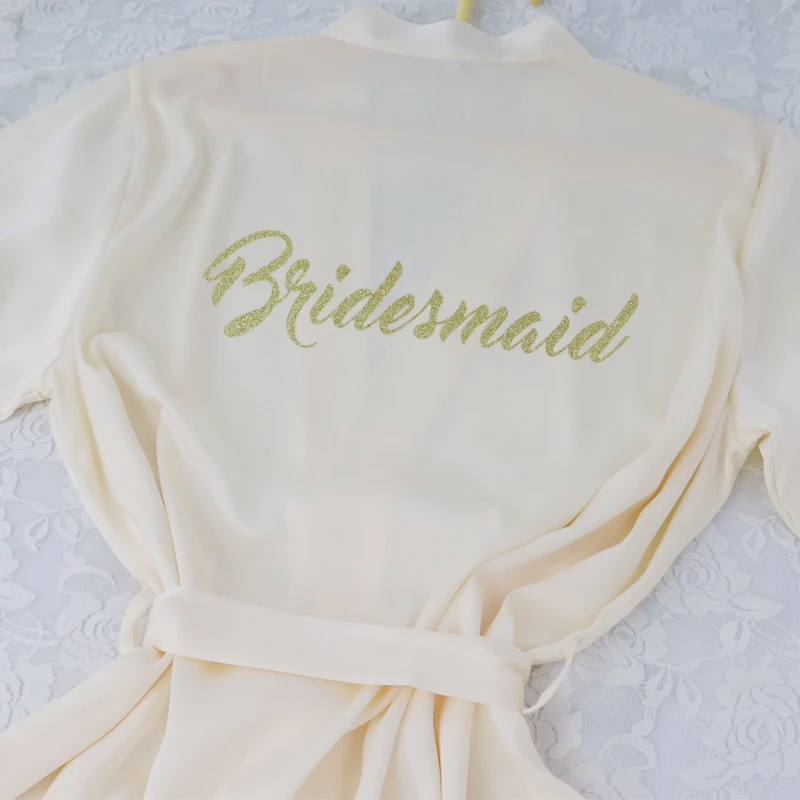 米白色 Bridesmaid