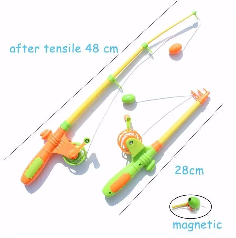 Так здорово! Магнитная рыбалка игрушка с 6 рыбы и удочки открытый весело и спорта рыбы игрушка подарок для ребенка/ дети