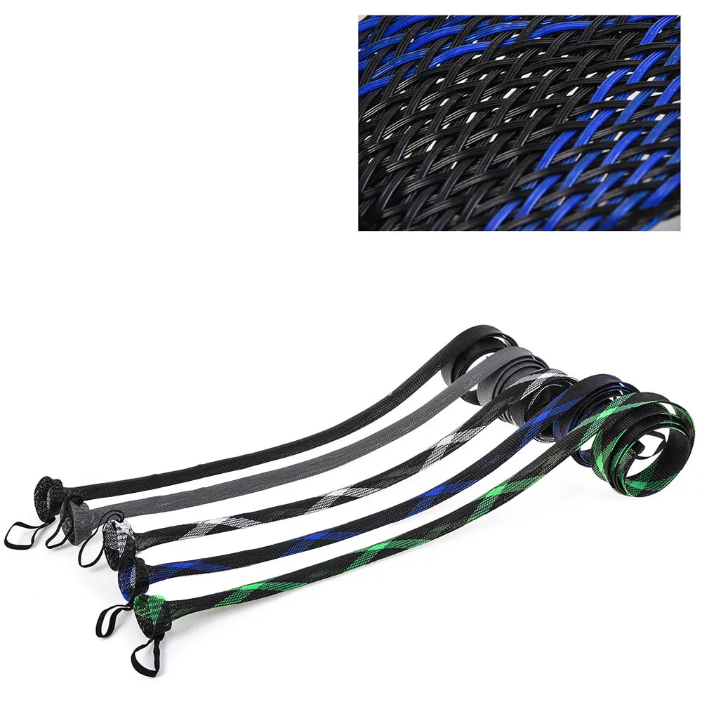 1pc 12mm*7cm*4cm Elastic Tangle Fishing Rod Protective Sheath With lanyard Mesh Cover Pole Glove Protector Tools | Спорт и